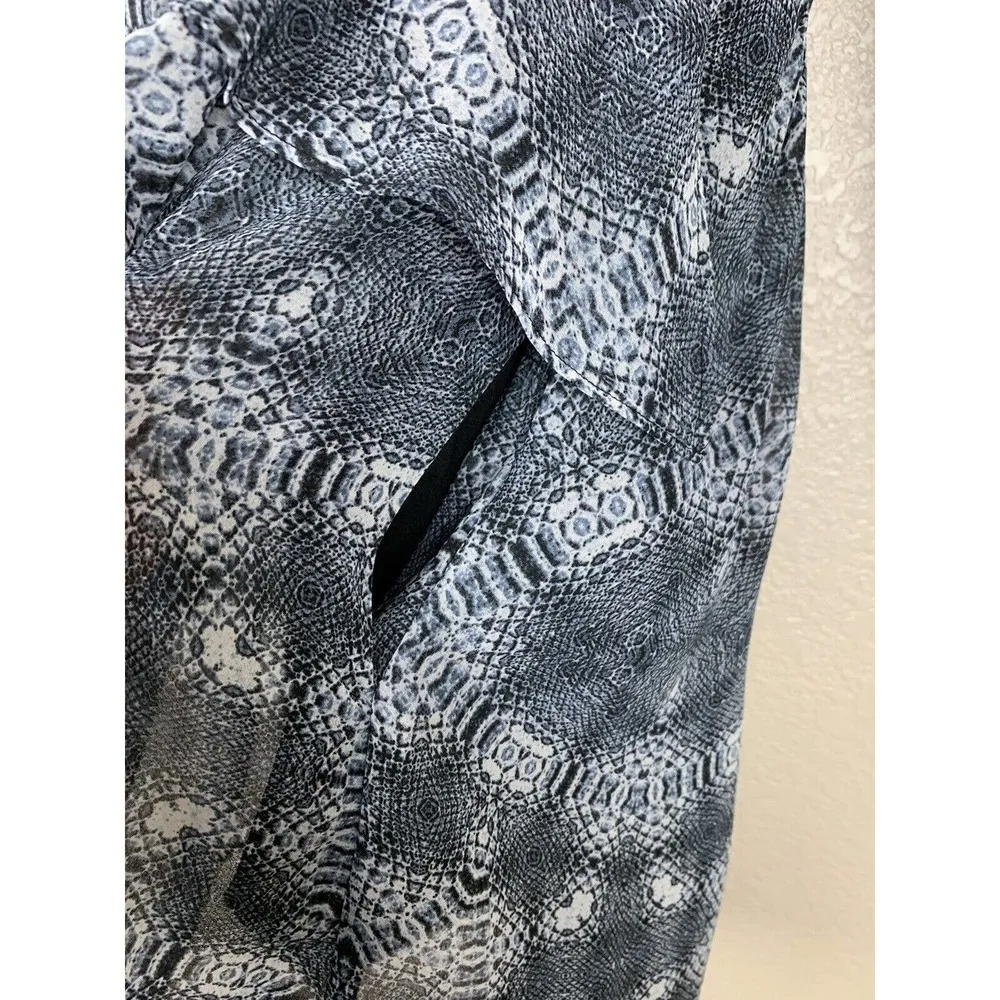 Sam Edelman Geometric Printed Tie Sleeve Dress - Image 6