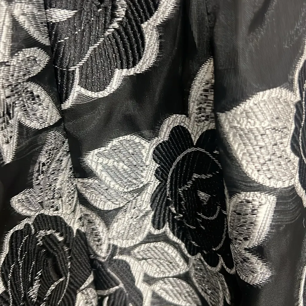 Prabal Gurung jaquard silver black minidress Pockets! 👛 Size 2 - Image 5