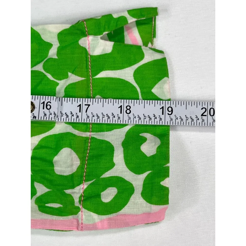 Lilly Pulitzer SKU 7934  Womens Pink Green Pineapple Print Cotton Top Size S - Image 8