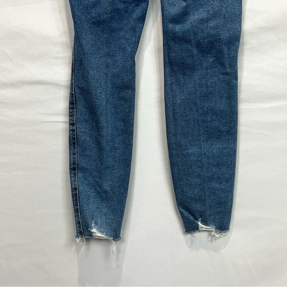 M Jeans By Maurice’s High Rise Ripped Jegging Jeans Size S Distressed Jean - Image 5
