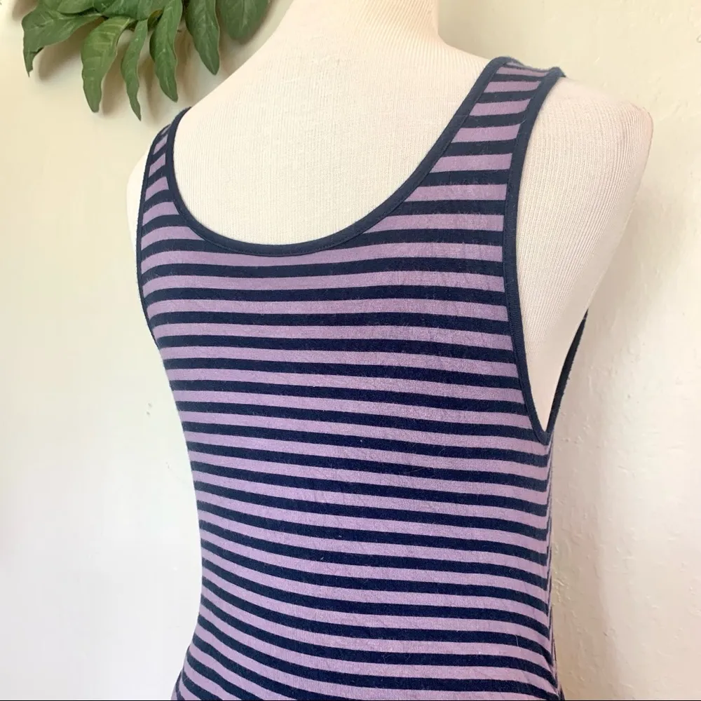 Liz Lange Maternity Purple Striped Tank Dress XS - Image 6