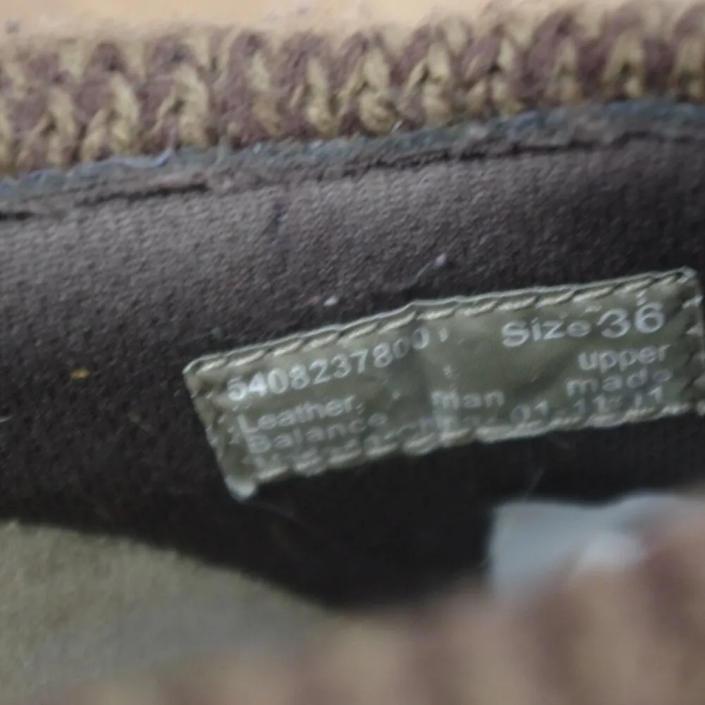 Dansko Brown Leather  Cloth Trim Comfort Clogs EU 36 - Image 4