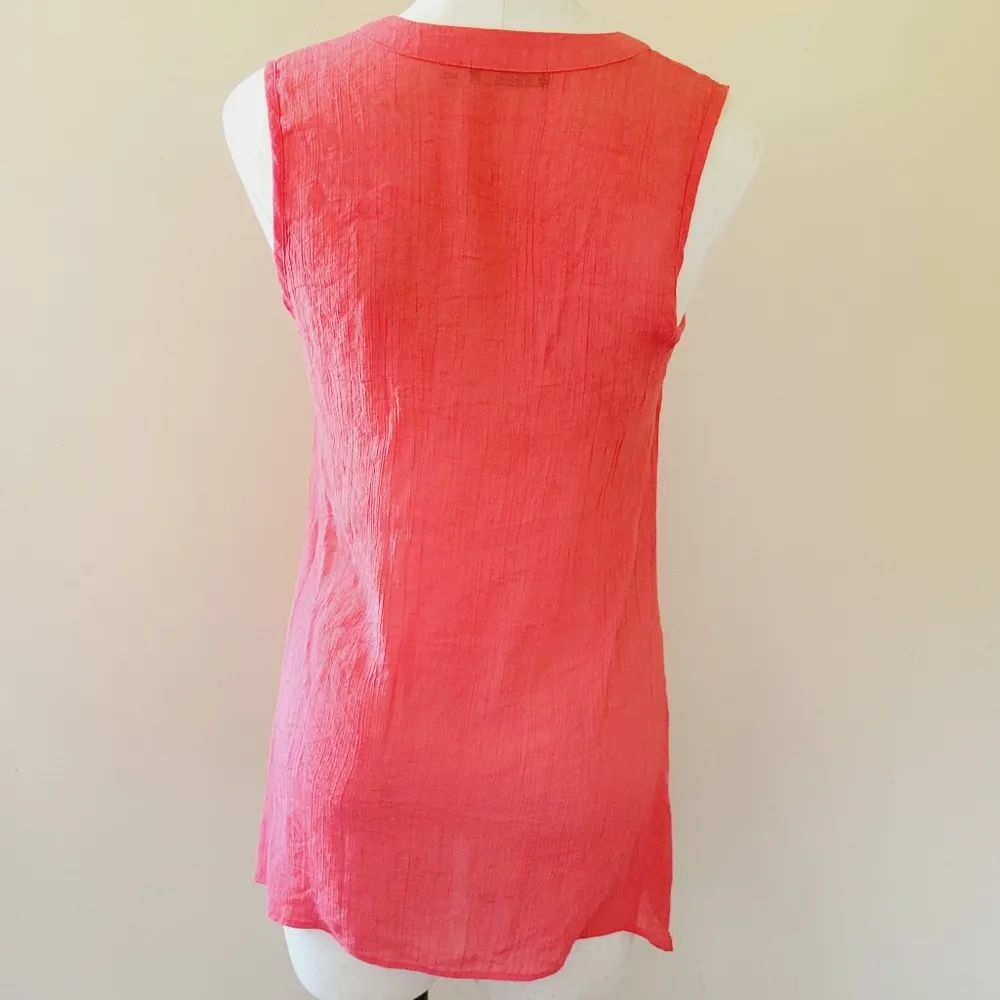 Fylo coral sleeveless tunic size medium - Image 4