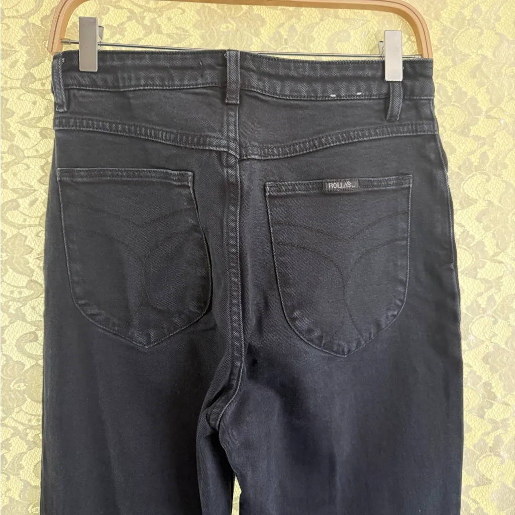 ROLLA'S Women's black east coast Flare Jeans sz 29 worn once like new - Image 5