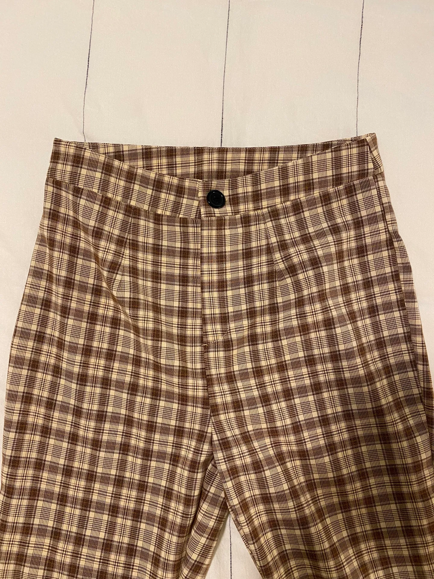 tan / brown plaid pants - Image 4