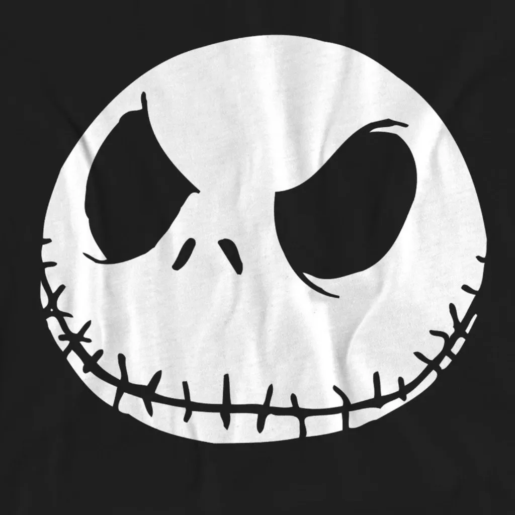 Jack Skellington Face Shirt XL Unisex Nightmare Before Christmas Halloween Xmas Black - Image 4