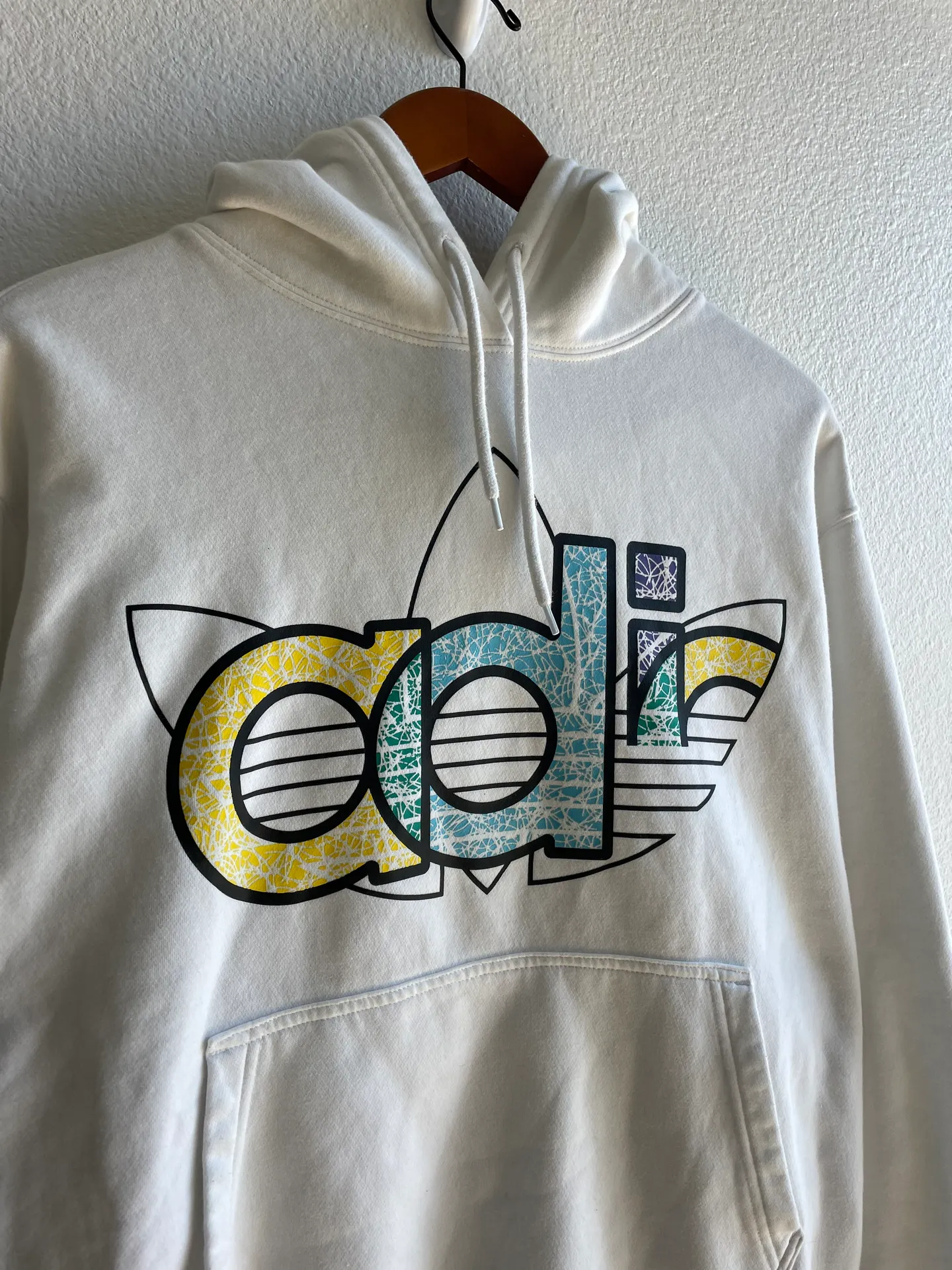 White Vintage  Hoodie - Image 3