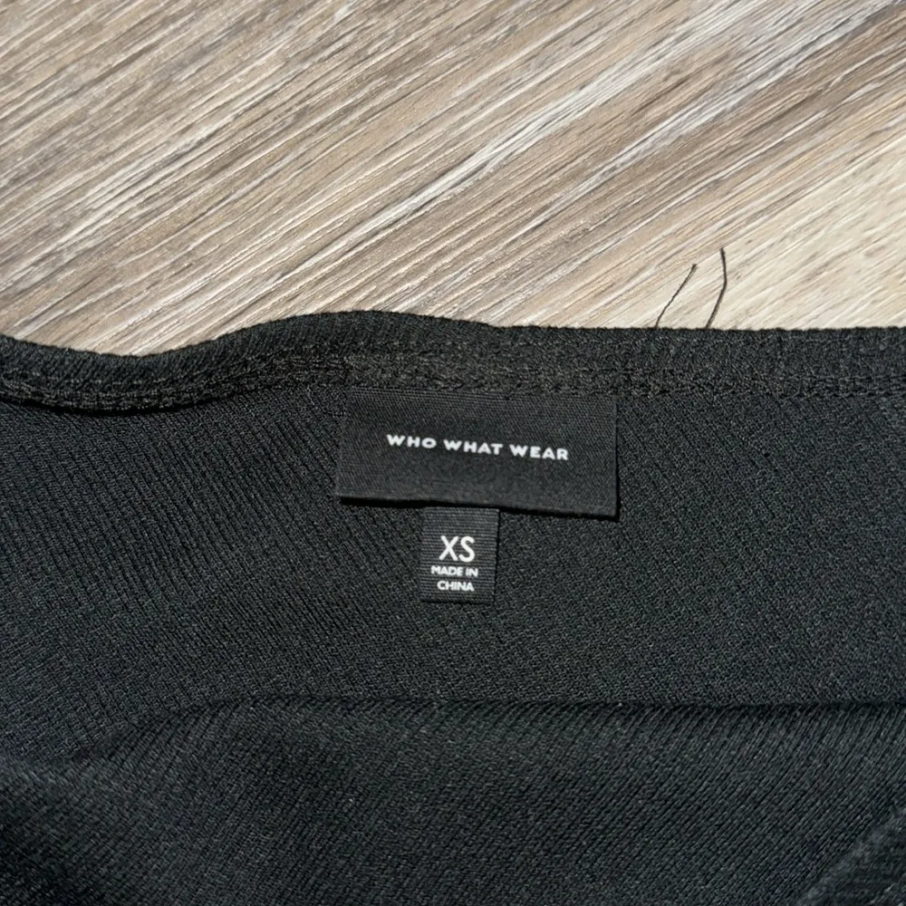 Who What Wear One Shoulder Black Top - Image 2