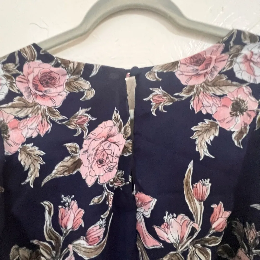 Lulu’s Freshly picked faux wrap floral long sleeve dress size S - Image 7