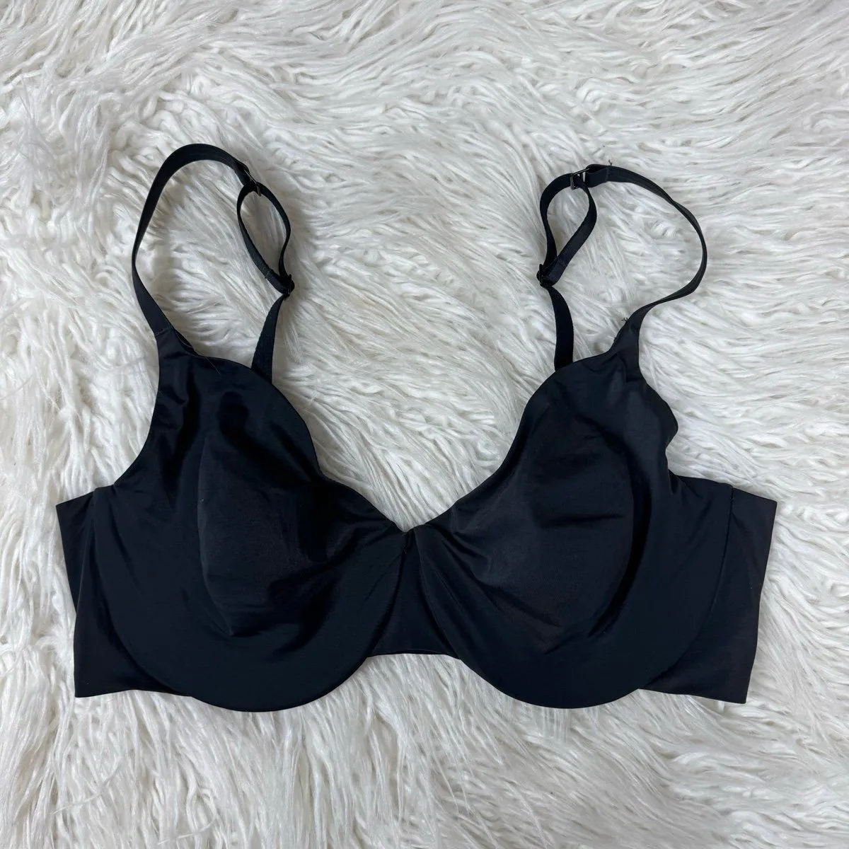 Skims Smoothing Intimates Unlined Full Coverage Bra Onyx Size 36D - Image 2