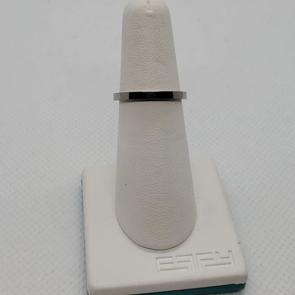 CS Titanium Ring Silver Size 6 - Image 2