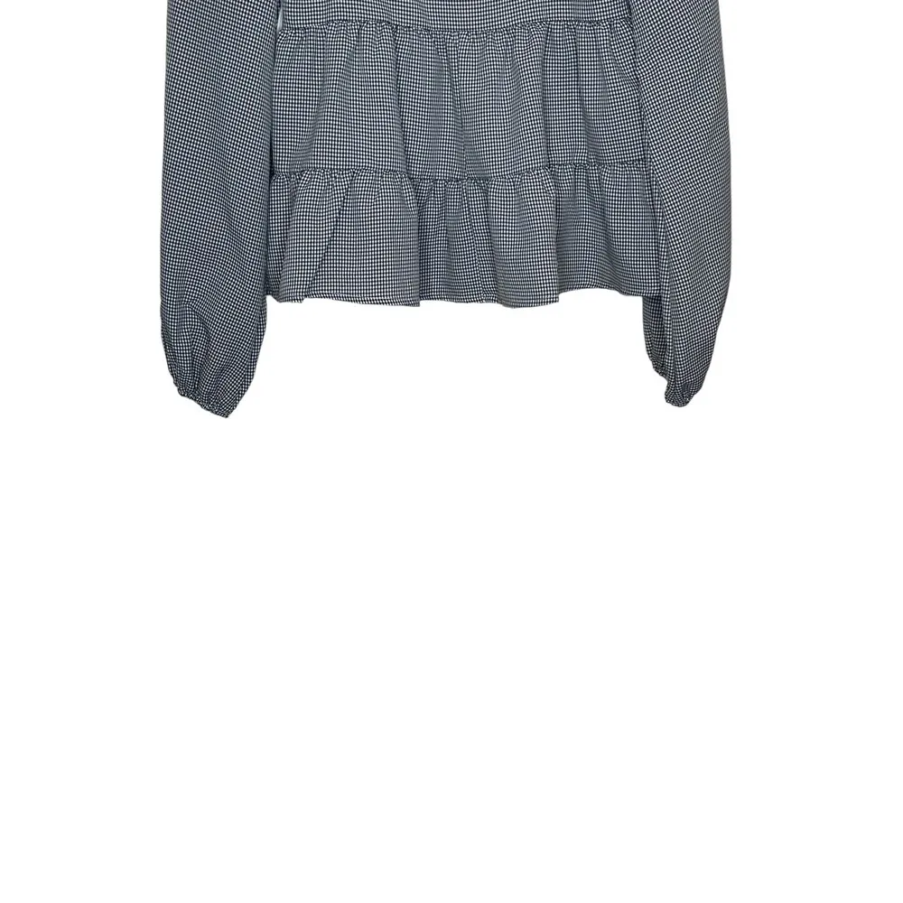 Hyfve Women's Top Square Neck Puff Sleeves Long Sleeve Elastic Wrists Small NWOT - Image 9