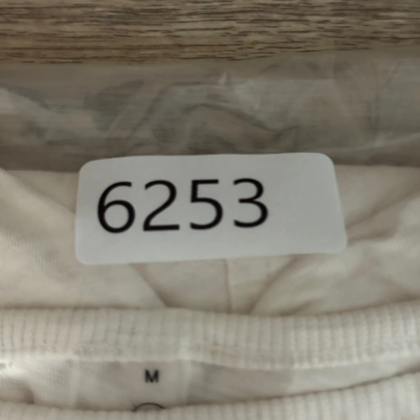 Lou & Grey Shirt Dolman Slub Knit Tunic Top Casual Everyday White Neutral Size M - Image 6