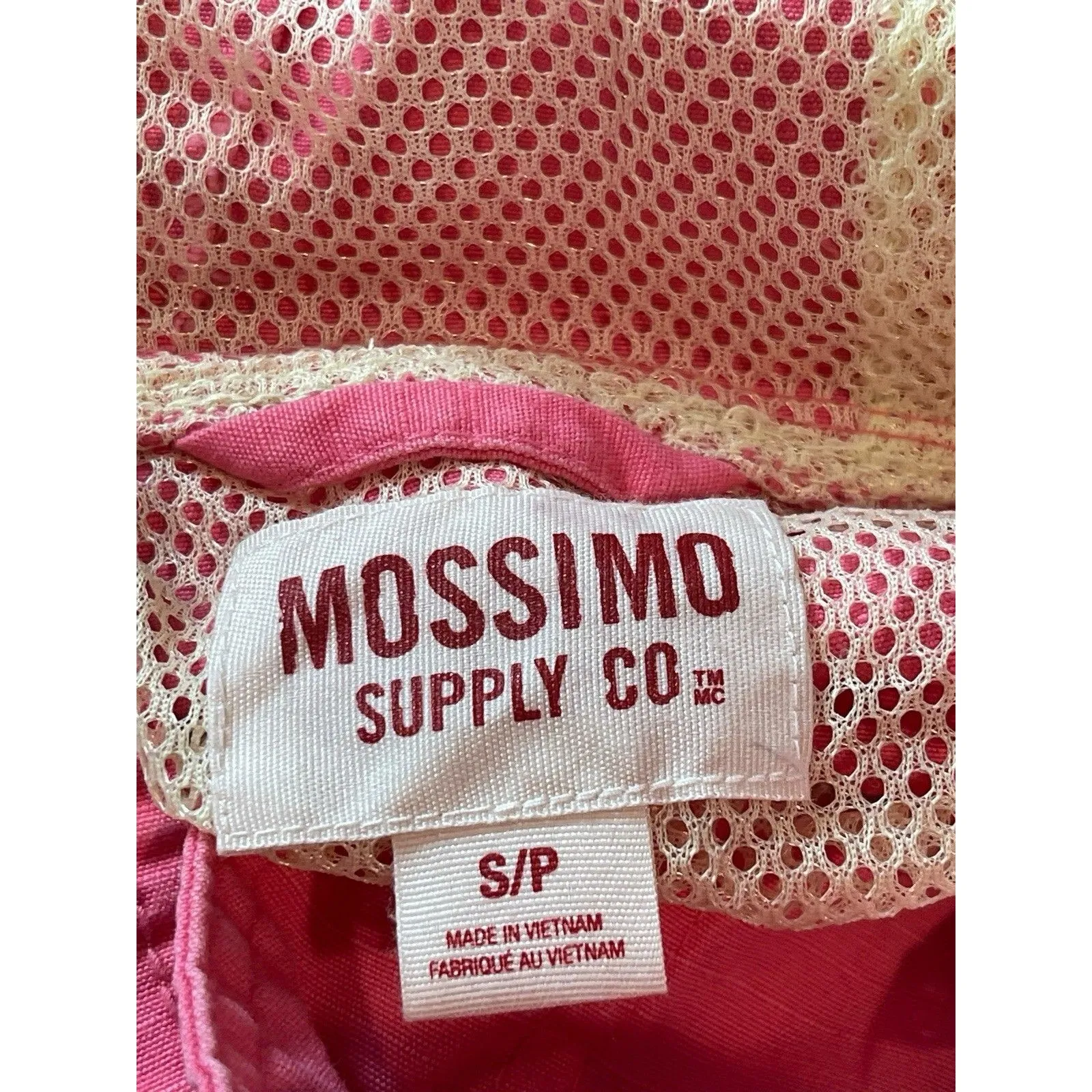 Mossimo Supply Co Pink Lightweight Spring Fall Full Zip Jacket S - Image 14