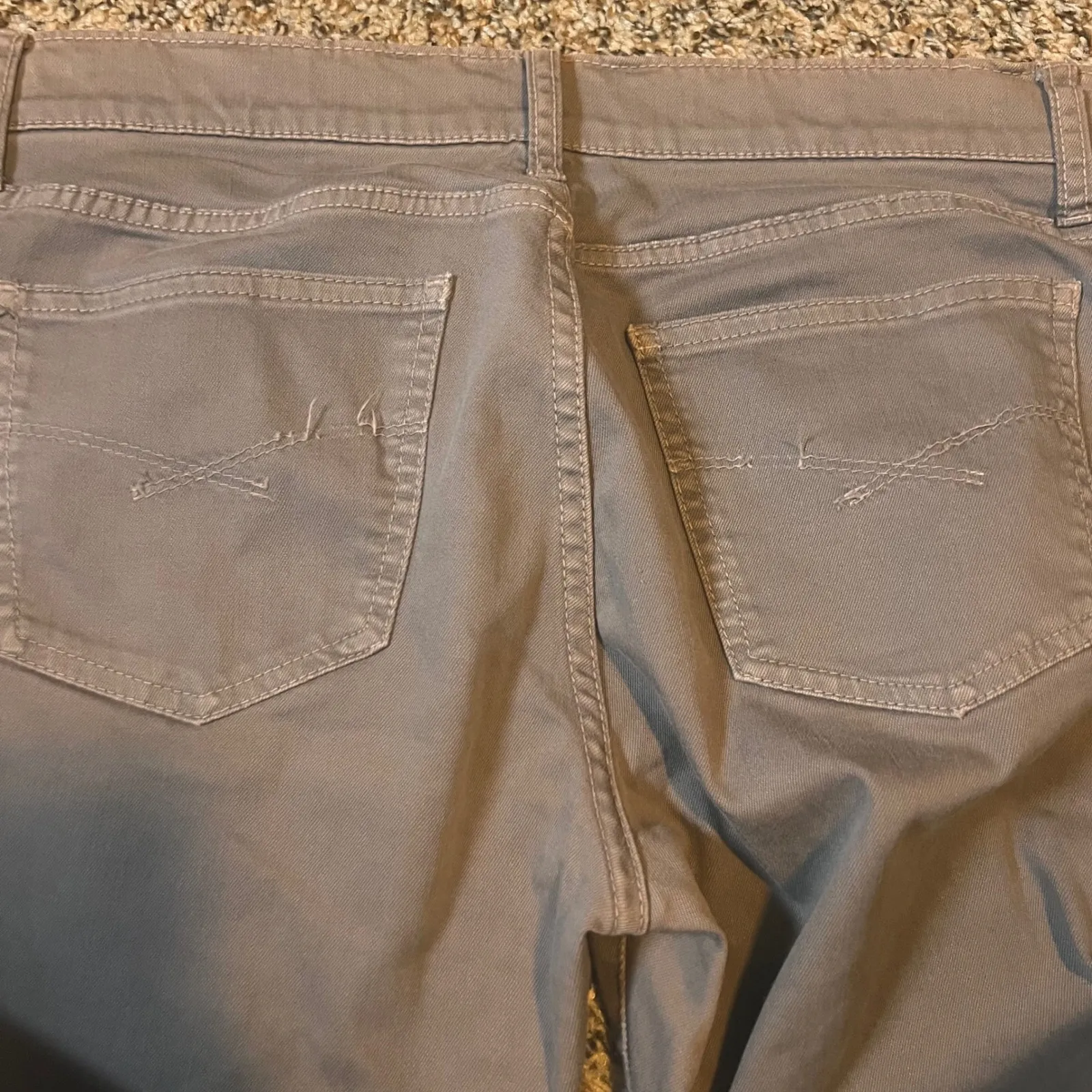 Gap‎ 1969C Legging Jeans Women's Brown Zipper Ankle Crop Casual Pants - Image 9