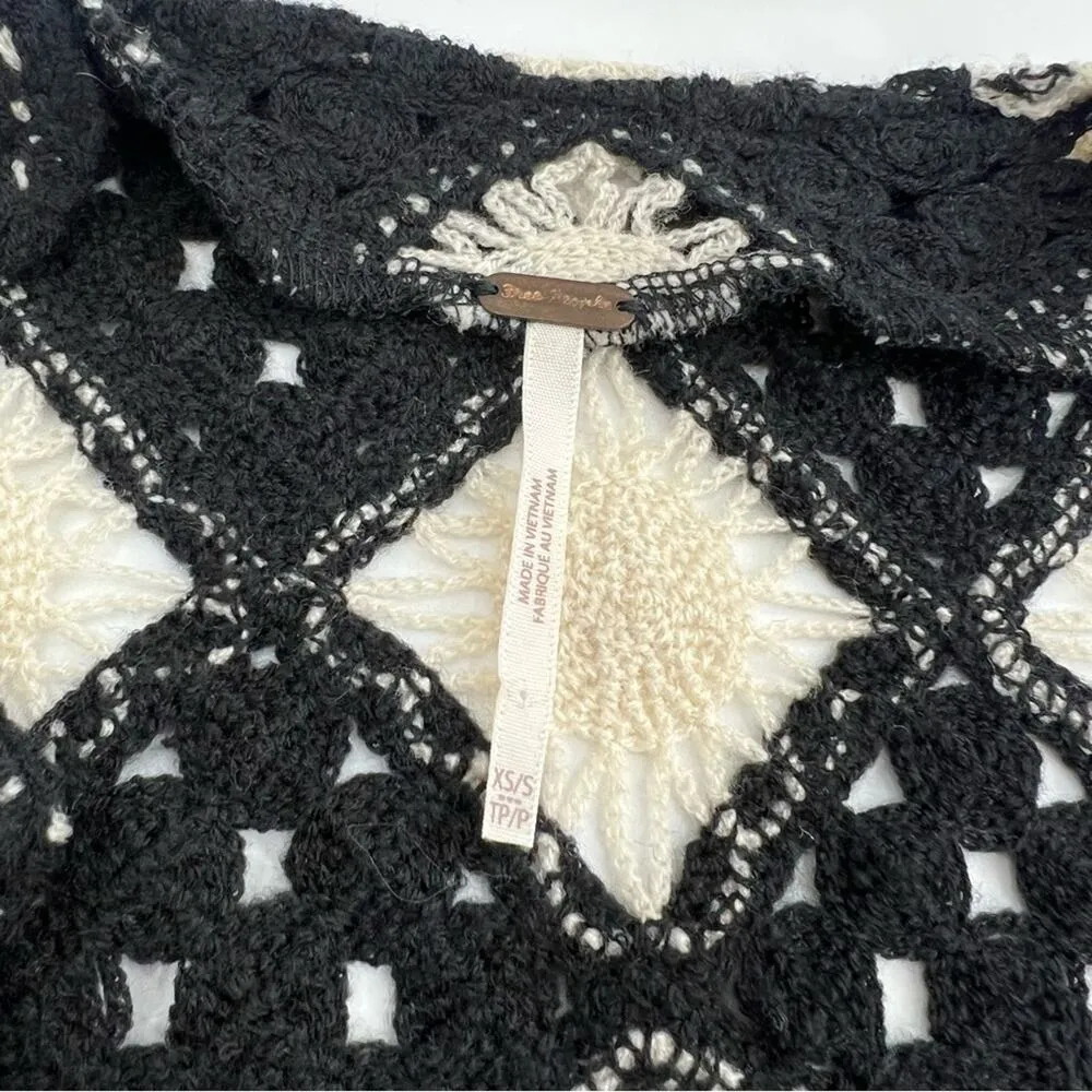 Free People Beach House crochet top sz XS S - Image 7