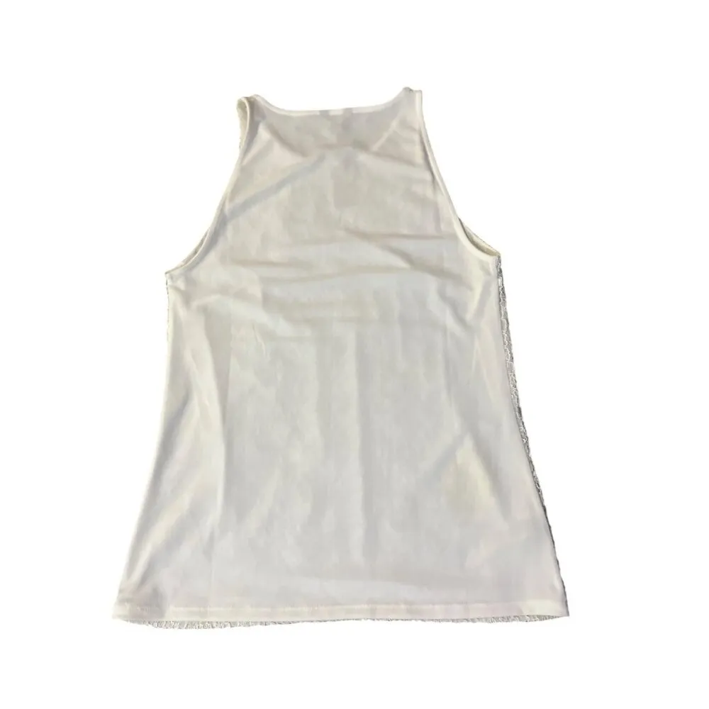 Ann Taylor Blouse Womens S NEW Cream Sleeveless - Image 4