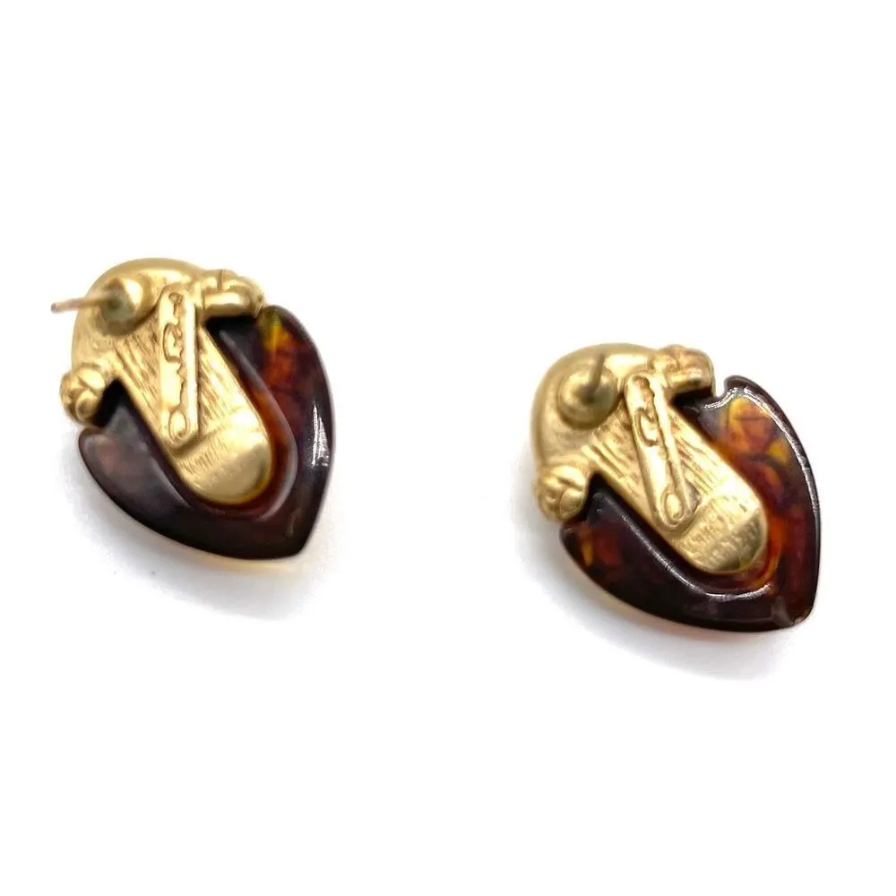 Oscar de la Renta Natural Amber with Gold Tone - Image 3