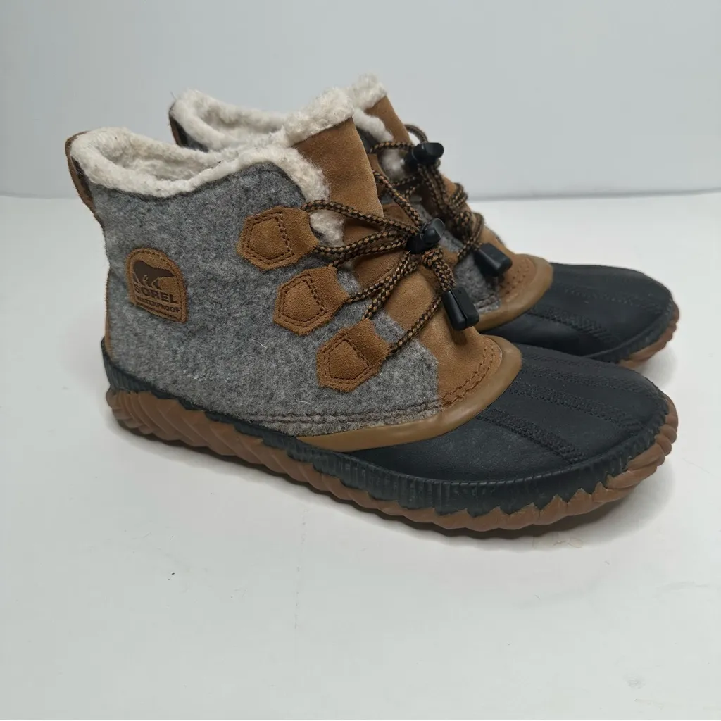 SOREL Out ‘N About Plus Boots in Quarry Size 6 - Image 3