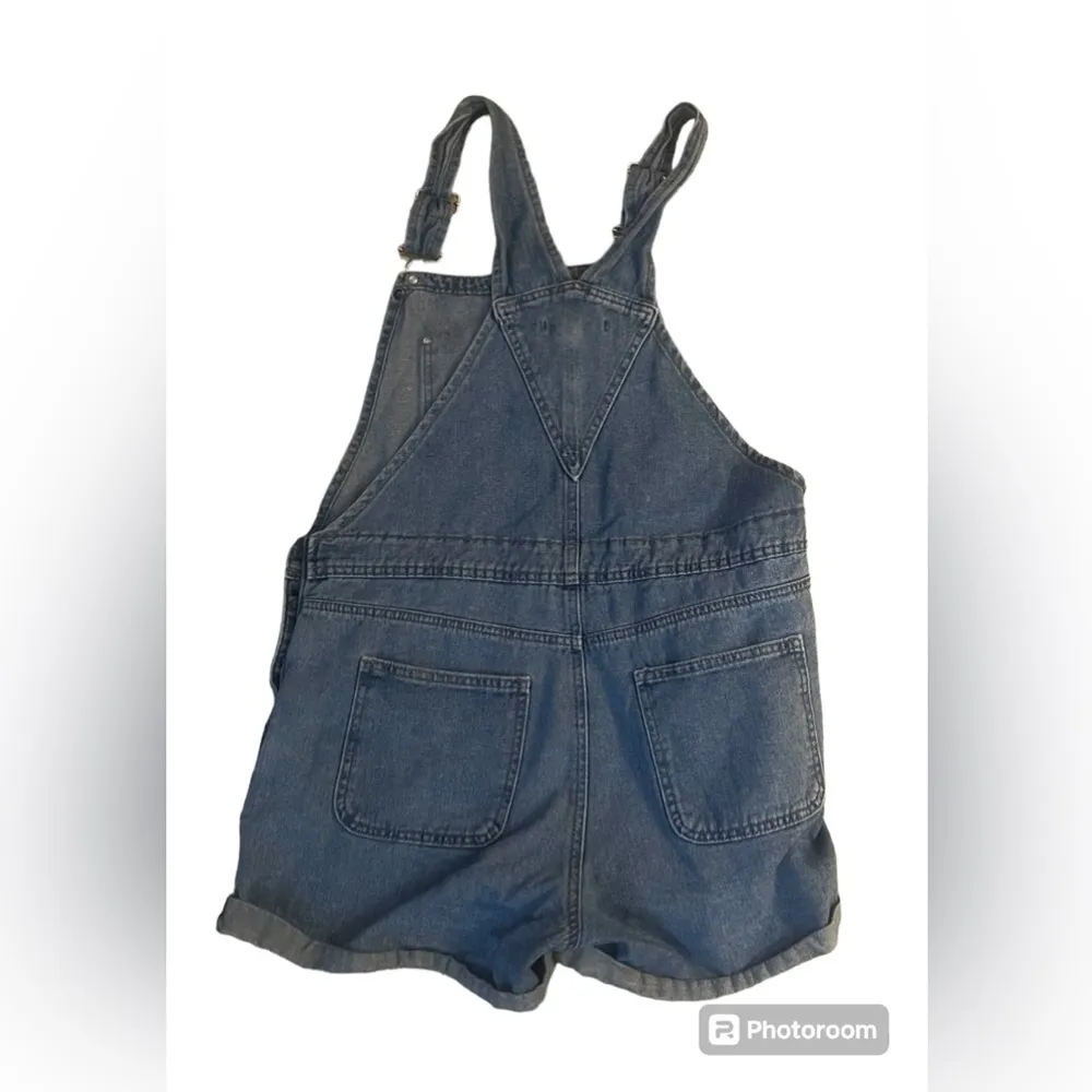 Denim and Co Primark Denim Overall shorts Size 12 - Image 2
