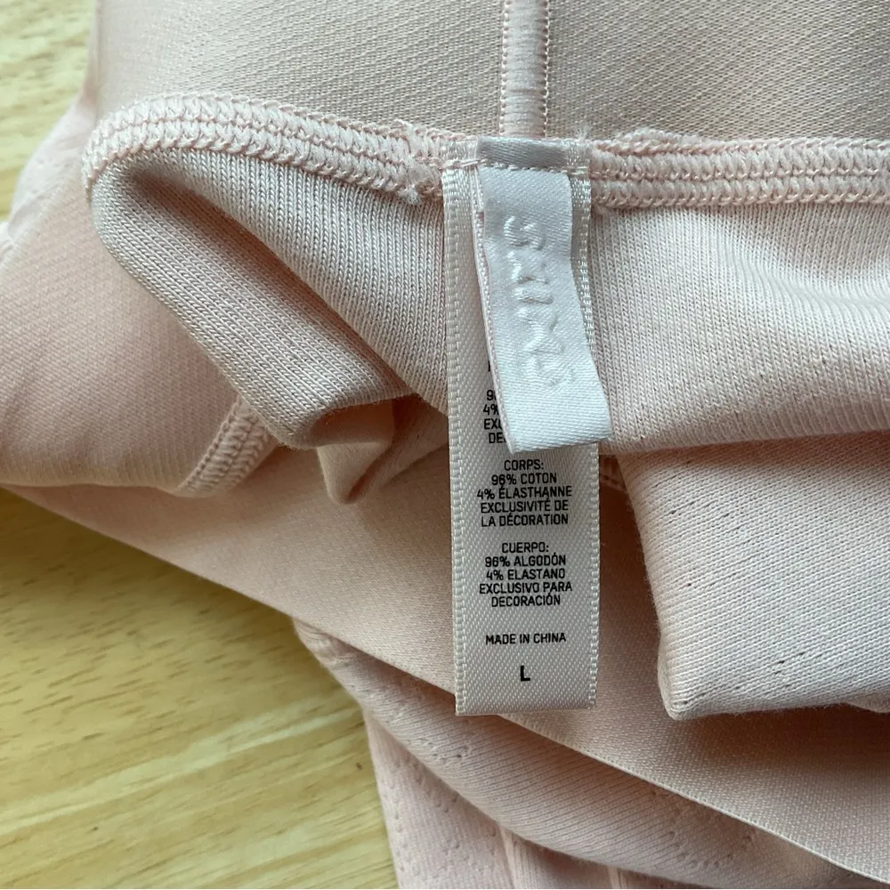 Skims Pointelle  Logo Jogger Legging Pants Size Large - Image 9