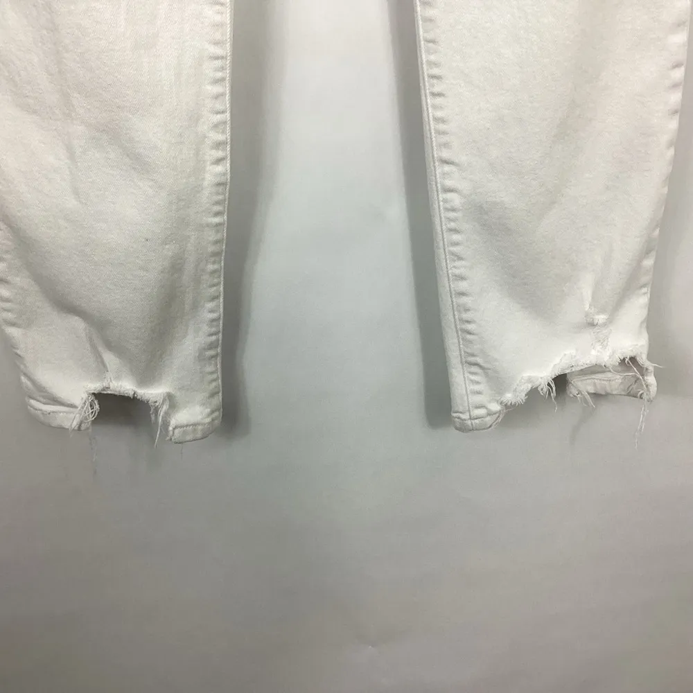 Frame Le Nouveau Straight Blanc Chew Jeans Size 26 - Image 4