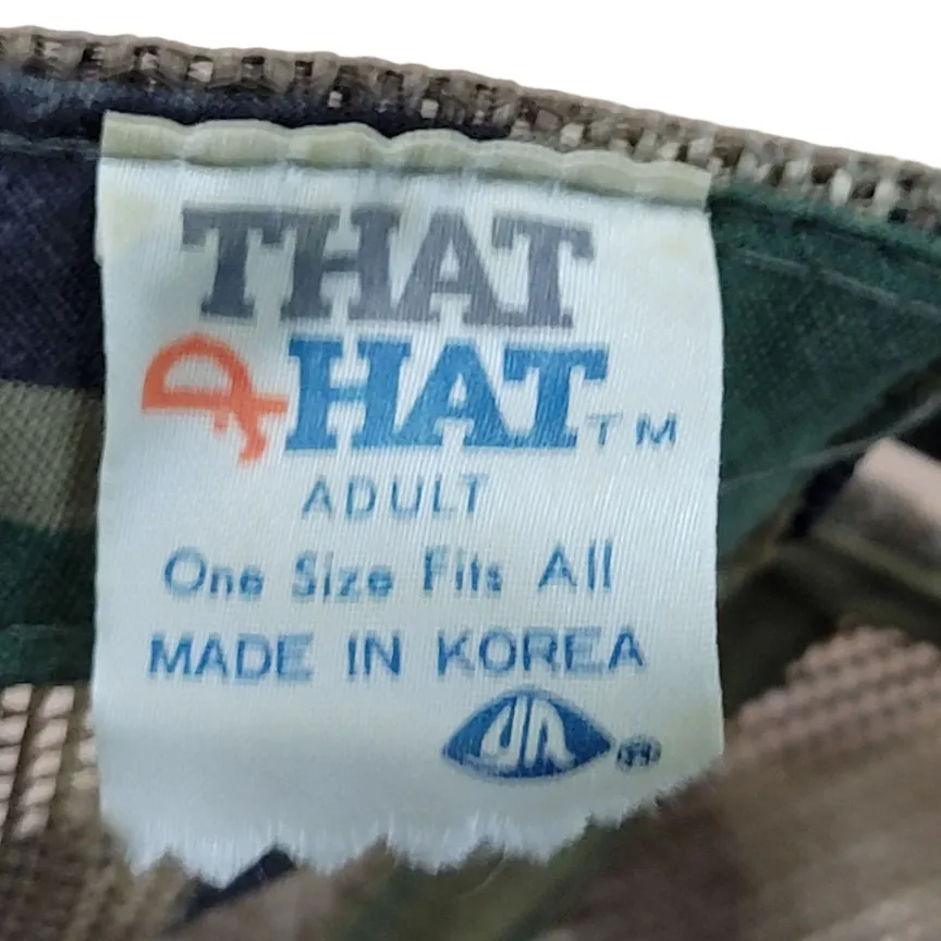 Vintage Hat Vintage AMP Nimrods 25th Anniversary Hat Strapback Trucker Hat Camo Adult Unisex Hat - Image 10