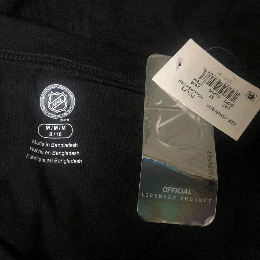 ANAHEIM DUCKS womens black T - Image 5