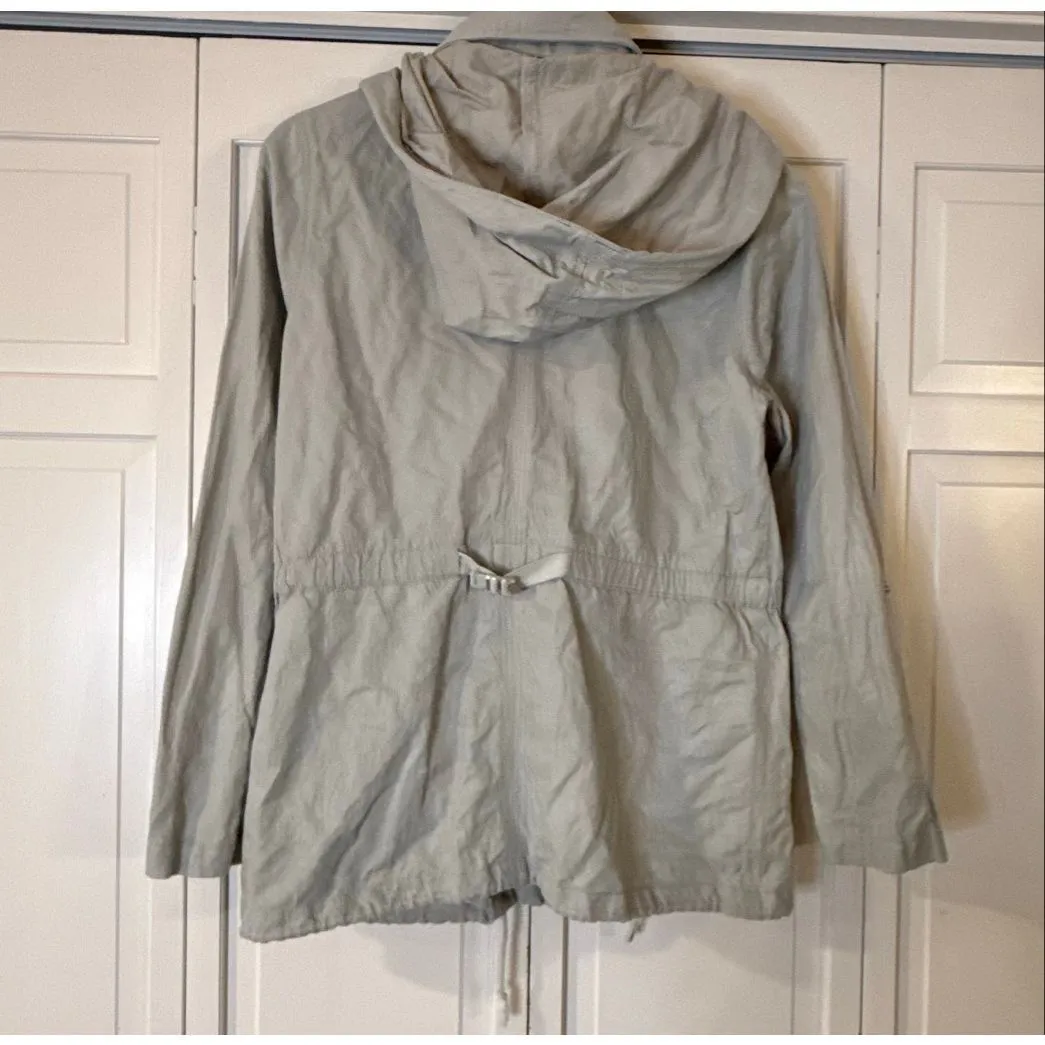 Joie Barker Anorak waxed jacket grey size M - Image 10