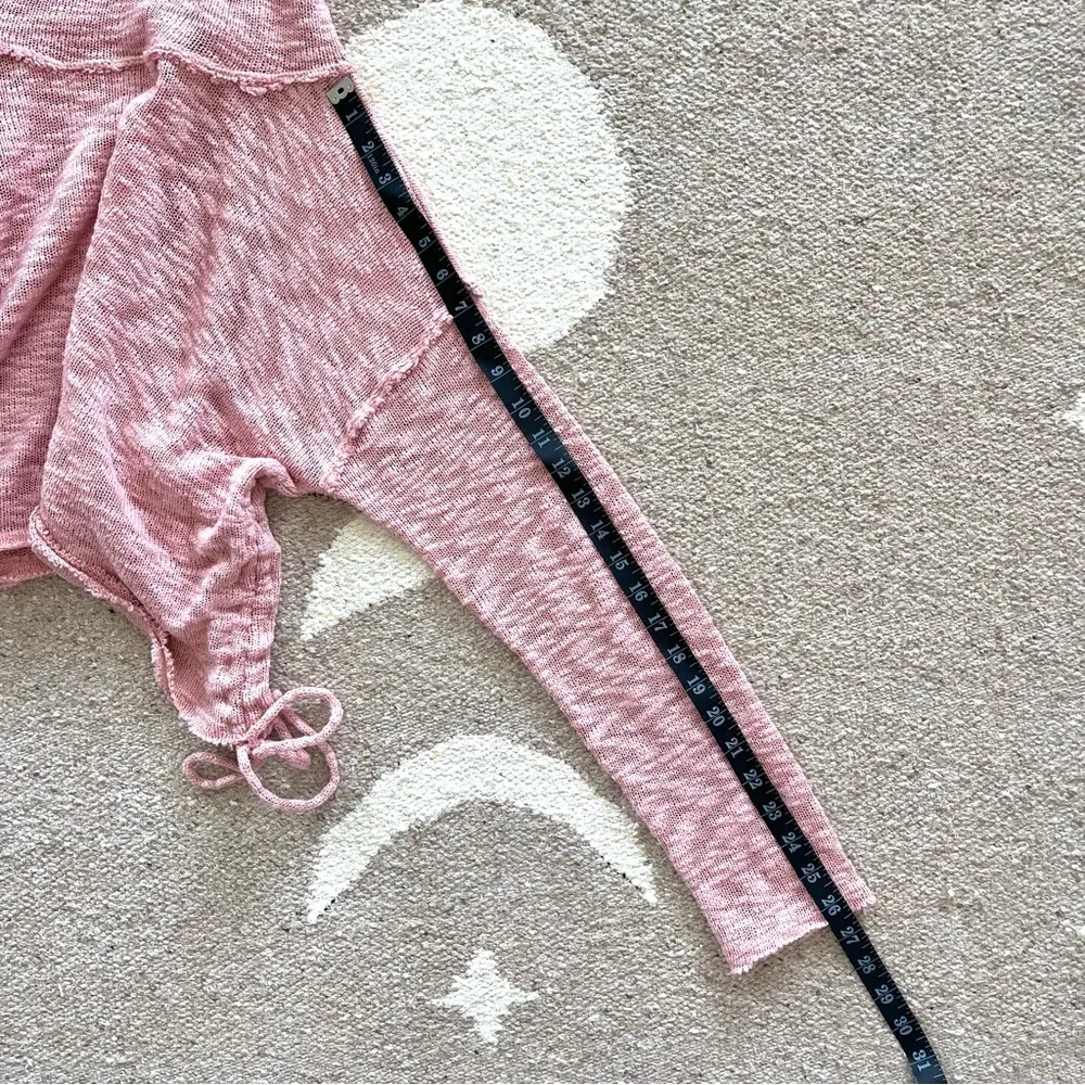 FP Beach Breezy Cowl Neck Crop Knit Long Sleeve Sweater Small - Image 10