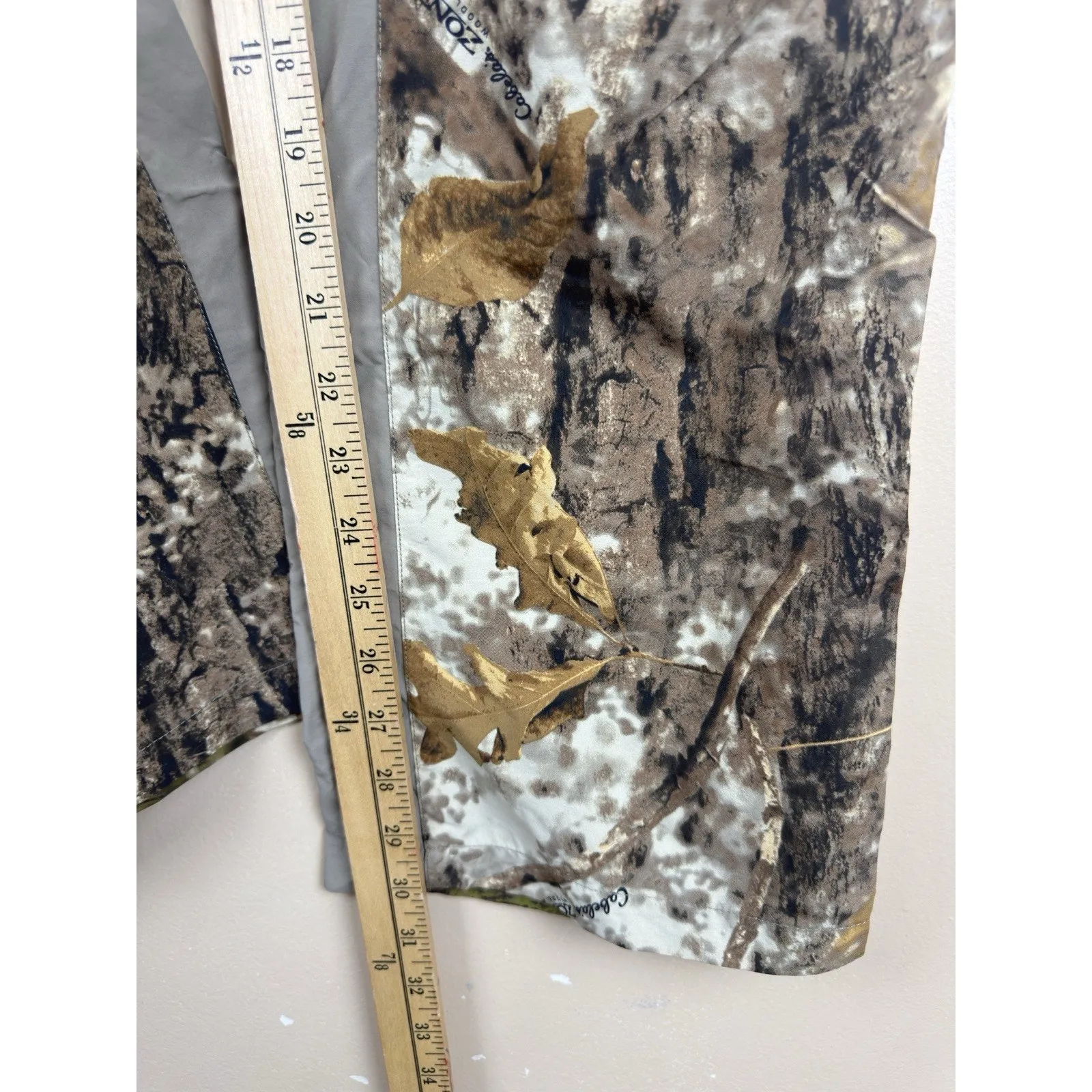 Cabela’s Zonz Woodlands Camo Pants Womens Size 8 “Outfit Her” Polyester Hunting - Image 9