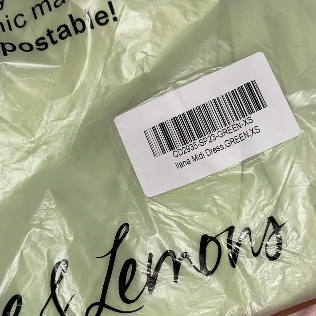 For Love & Lemons Ilana Midi Satin Slip Dress $239 NWT Size XS in Green Revolve - Image 6