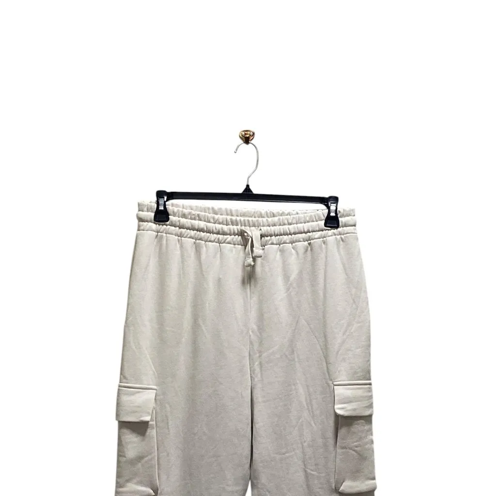 Zara Cargo Jogger Sweatpants Beige L NWT - Image 6