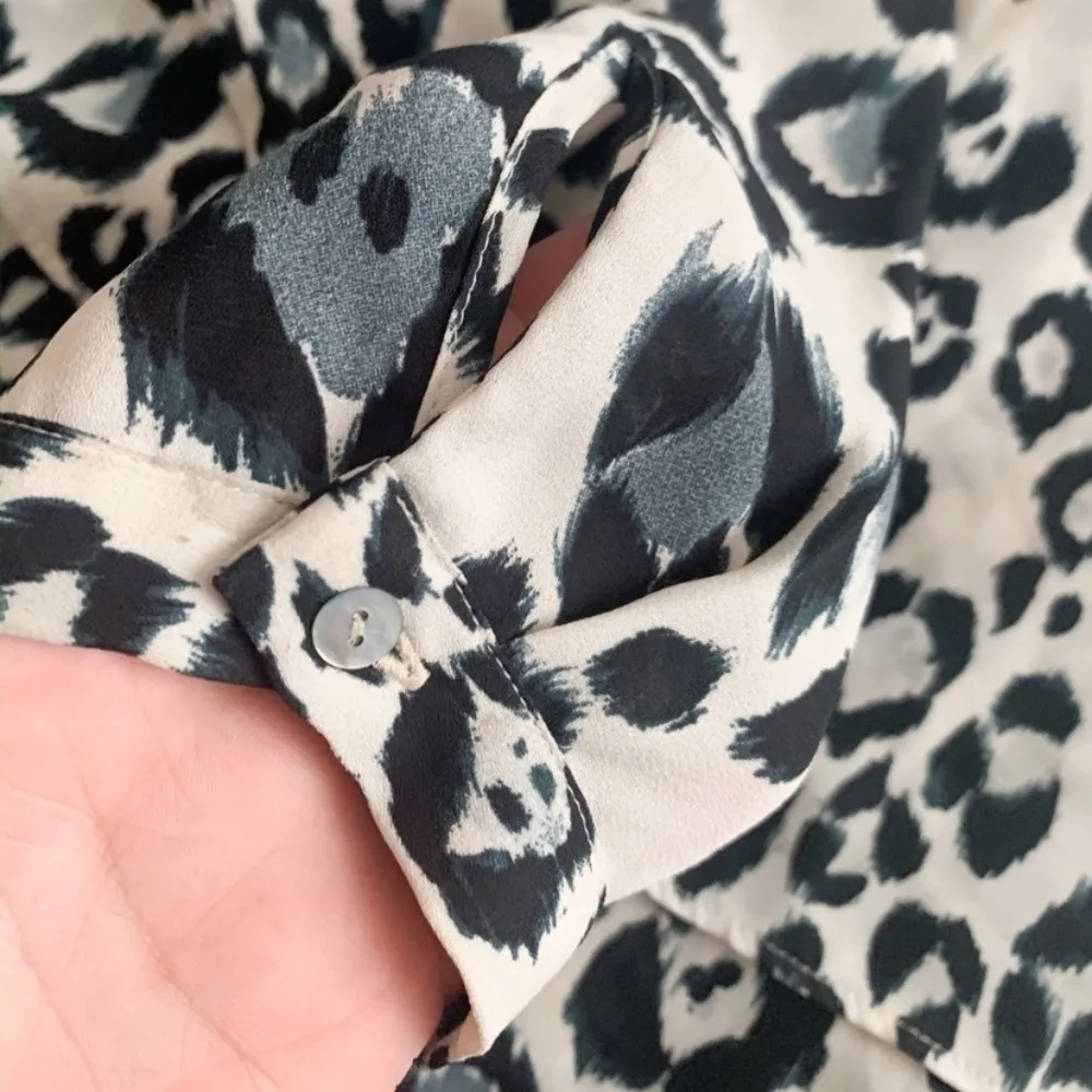 Zara Leopard Animal Print Layered Top - Image 7