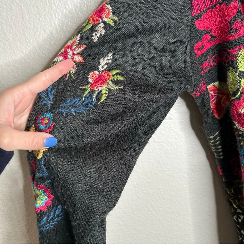 Johnny Was Biya Breilinha Hooded Duster extra large - Image 3