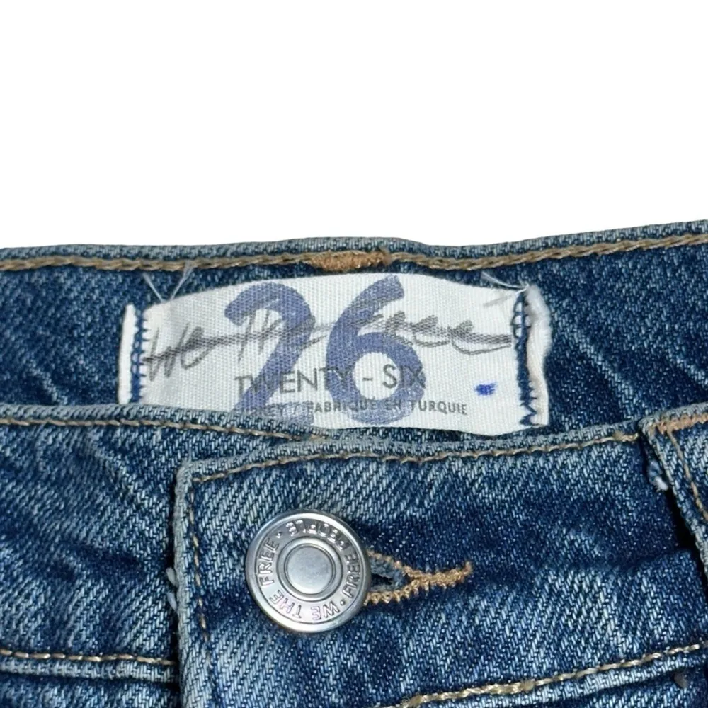 Free People Rocky Mountain Straight Leg Jeans US 26 - Image 5