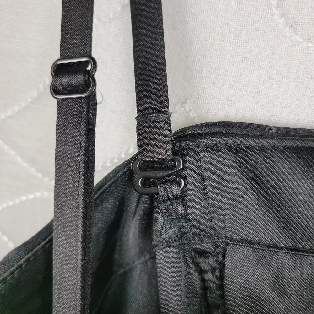 White House Black Market Womens Dress 00 Convertible Silk Blend Organza Overlay - Image 8