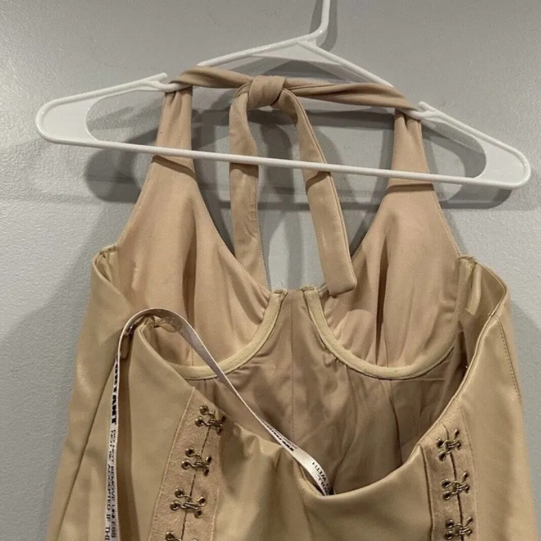 House of CB Leda Vegan Leather Dress Medium M - Image 5