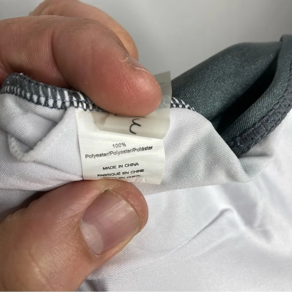 Cupshe deep plunge one Piece Swimsuit size large - Image 7