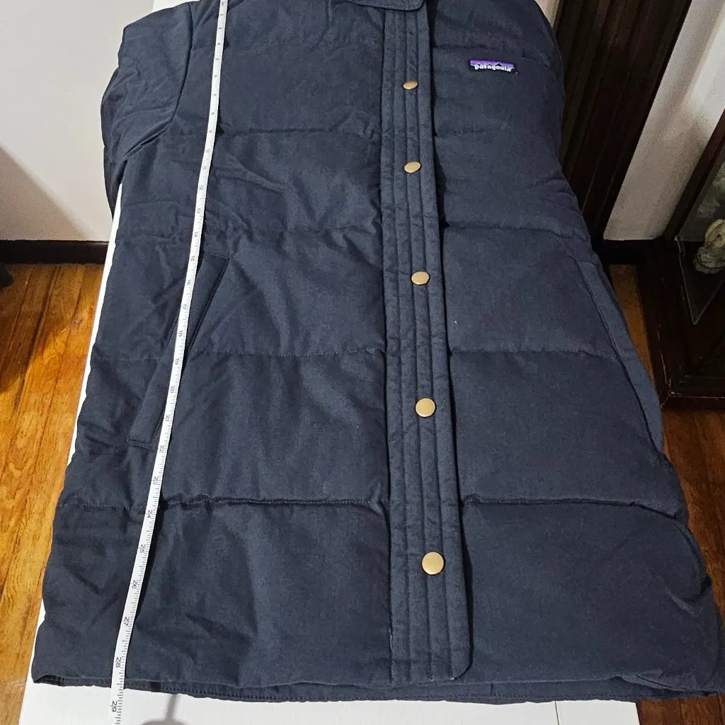 Patagonia Women's Cotton Down Parka - Pitch Blue - Size XS - 26851 - Image 9