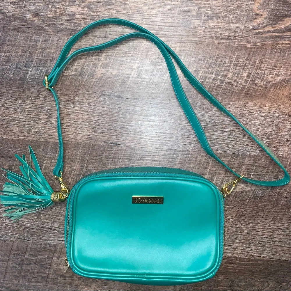 Joy & Iman Green and Gold Purse - Image 3