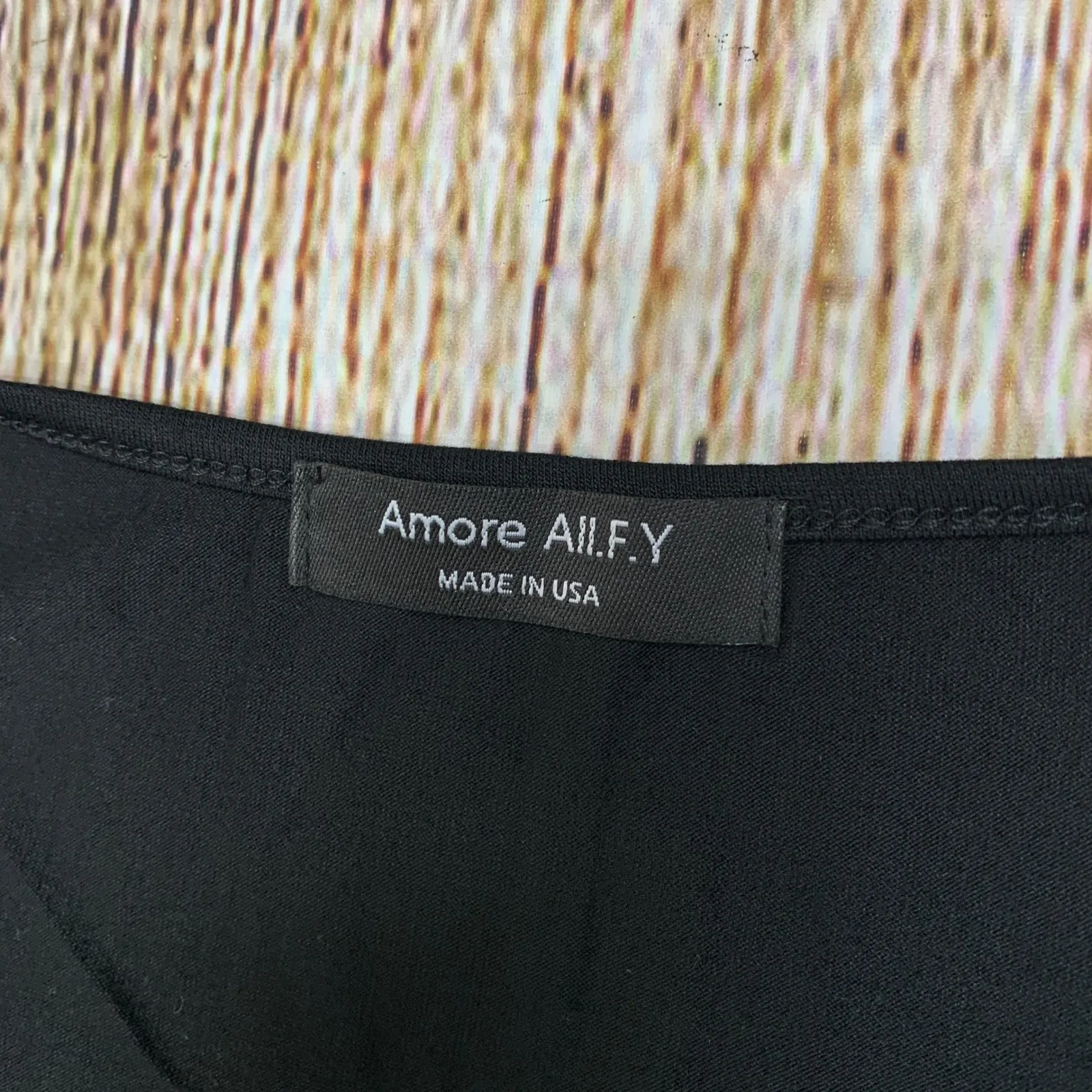 Amore All.F.Y Women's Black Ruched‎ Sleeveless Stretch Blouse Top Size 3X Large - Image 5