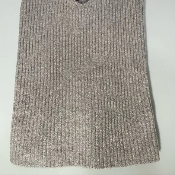 AEO Pink Ribbed Knit Camisole Lace Up V-Neck Tank Top Small Y2K - Image 3