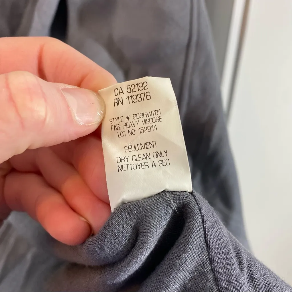 Helmut Lang New York Open Waterfall Drapey heavy‎ Viscose Cardigan size medium - Image 4