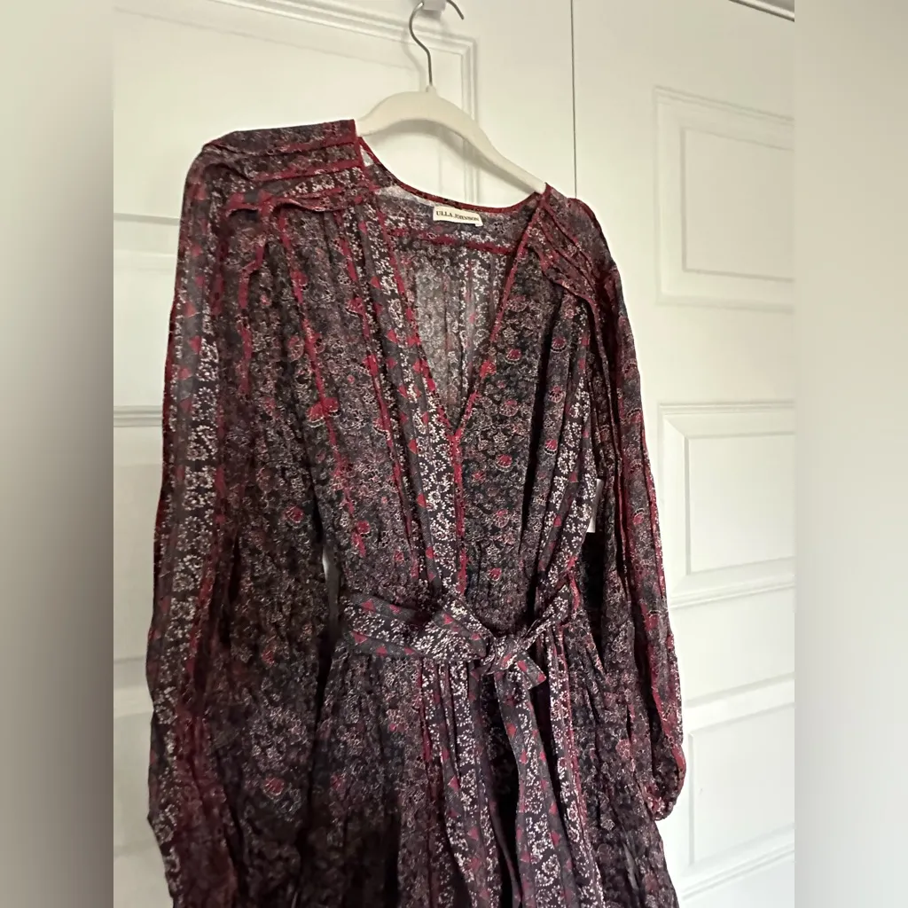 Ulla Johnson Eleni‎ Floral Silk Minidress in Twilight - Image 7