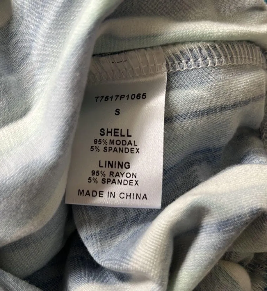 Tart Women’s Vanessa Jumper/Jumpsuit painted blue stripes size Small - Image 8