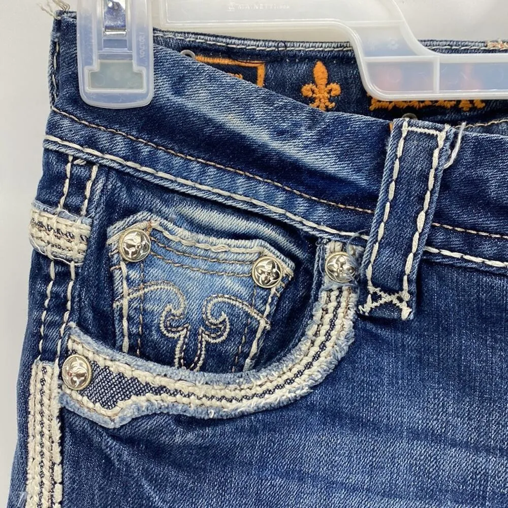 Rock Revival Natalie bootcut Lowrise modern cowgirl western Gypsy sz 27 - Image 6