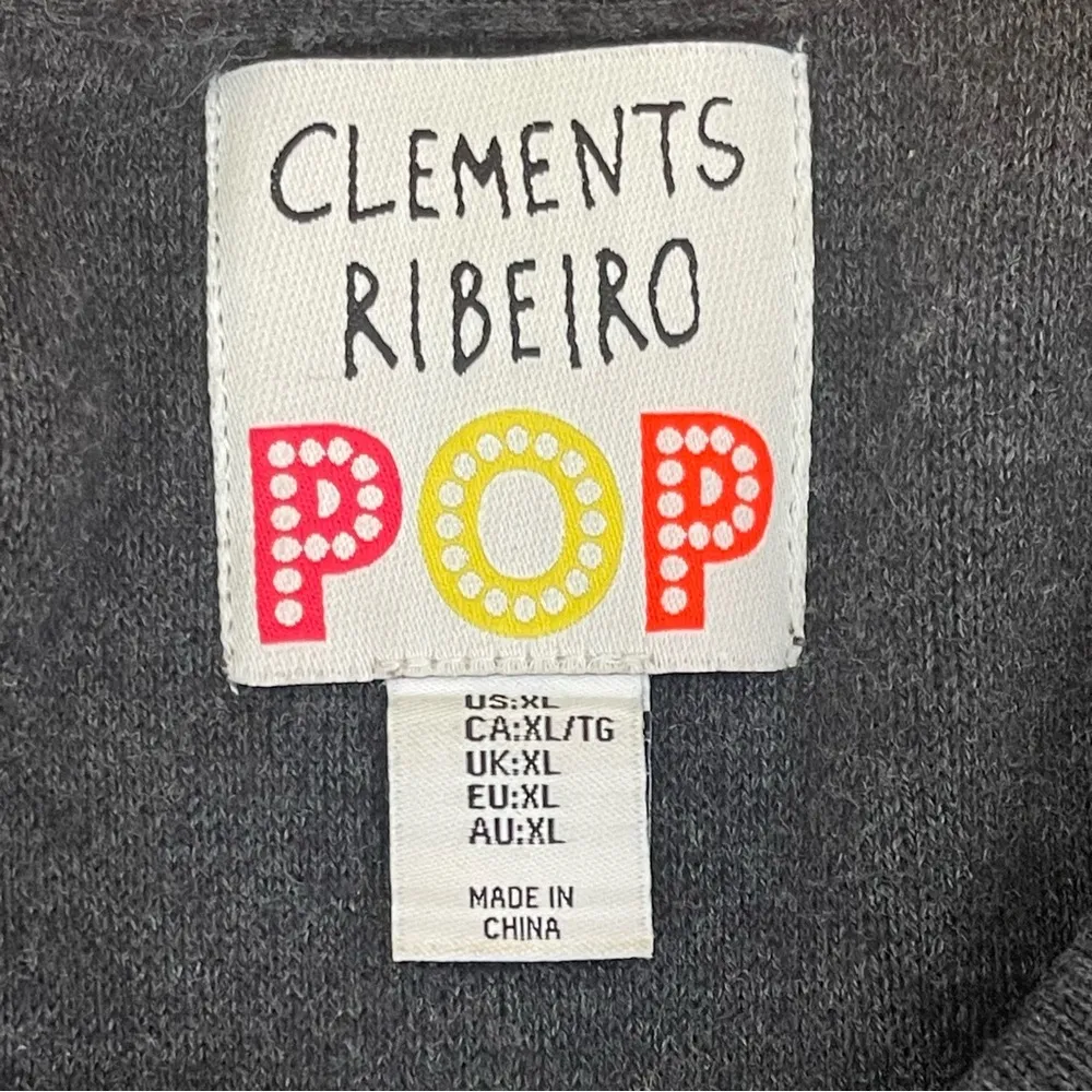 CLEMENTS RIBEIRO POP Long Maxi straight Sweater dress geometric print Grey Sz XL Gray - Image 6