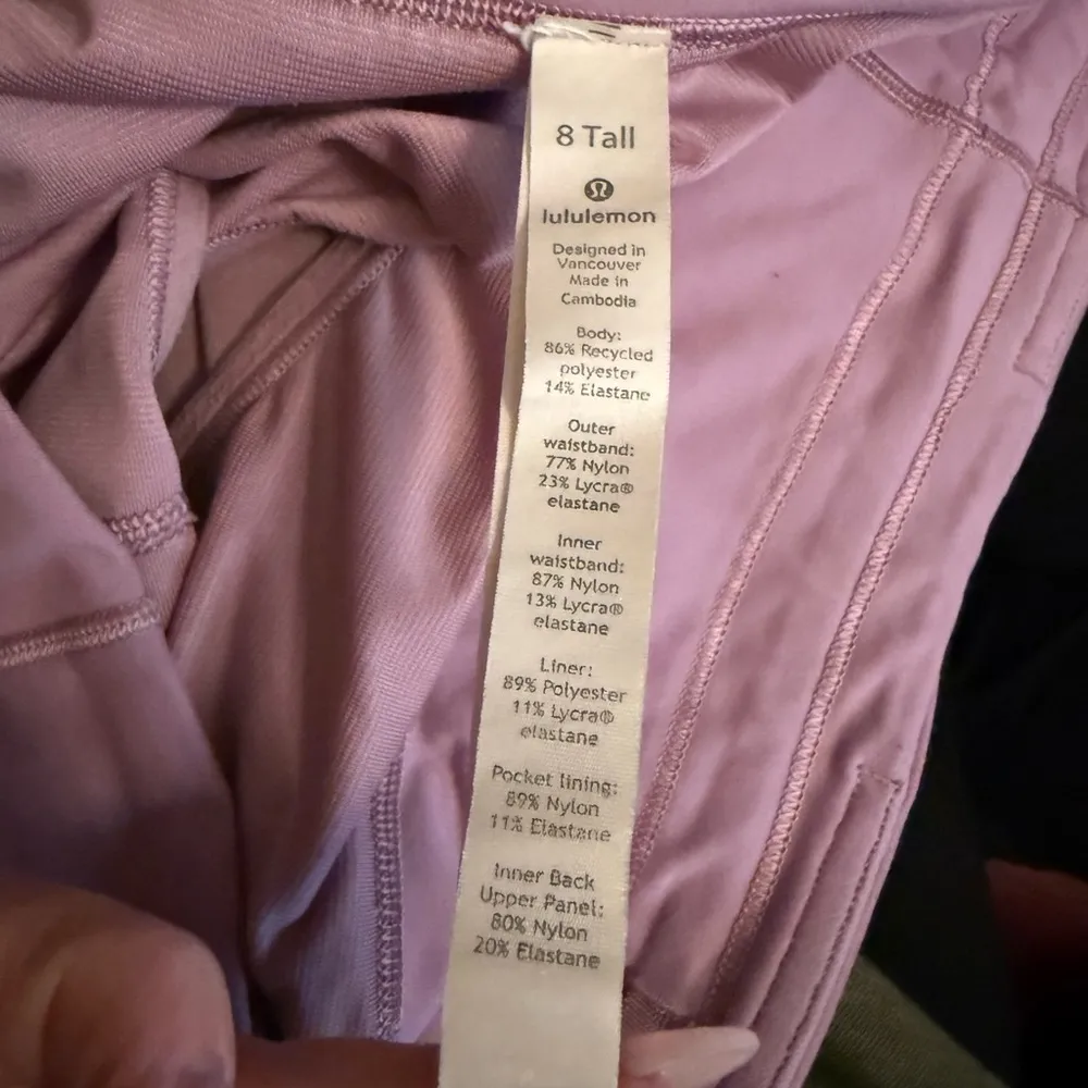 Lululemon Speed Up Shorts 4” Tall Mid Rise |Incognito Camo Pink Taupe Multi Sz 8 - Image 9