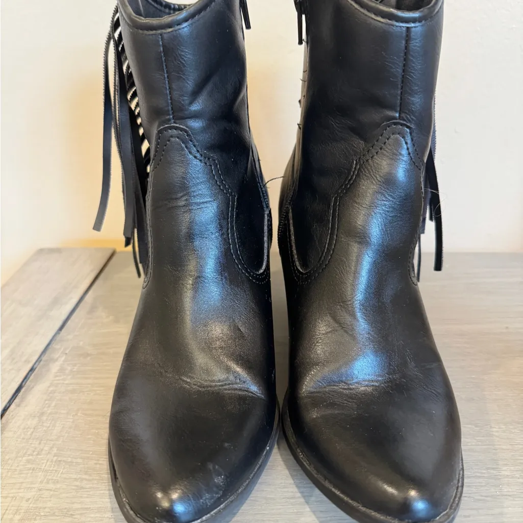 Wild Fable  Women's Cordette Fringe Western‎ Bootie Sz 8 - Image 2